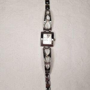 Frondini Quartz silver pearlecent hearts  watch